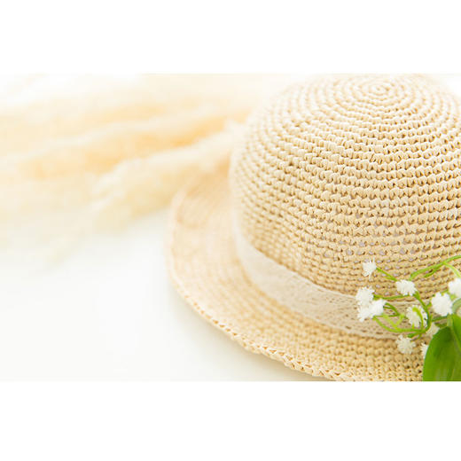 【B034】新妈咪手作_钩针棉草帽教程 商品图1