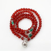 福禄手链 红黑玛瑙隔珠 藏银葫芦小挂件 中国吉祥网出品 商品缩略图1