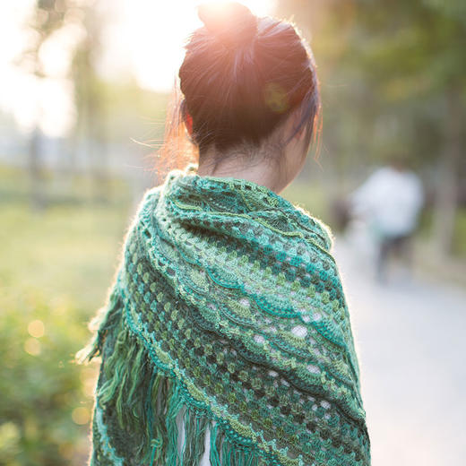 【B022】新妈咪手作_钩针贵夫人披肩教程 商品图3