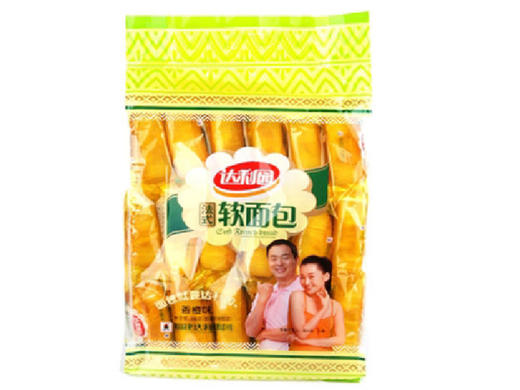 达利园法式软面包360g（奶香味、香橙味）袋装早餐零食糕点 商品图1
