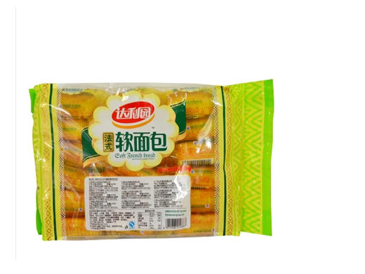 达利园法式软面包360g（奶香味、香橙味）袋装早餐零食糕点 商品图2