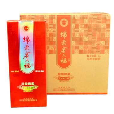 金六福 超级绵柔 500mlX6 酒精度50% 商品图0