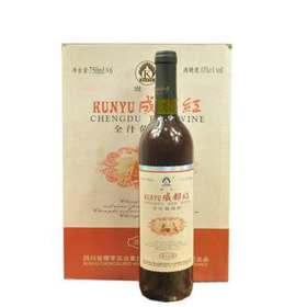 成都红 全汁葡萄酒  750mlX6 酒精度11%