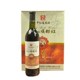 成都红 干红葡萄酒 750mlX6 酒精度11.5%