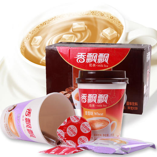 香飘飘奶茶椰果颗粒杯装多口味组合套餐冲饮 商品图1