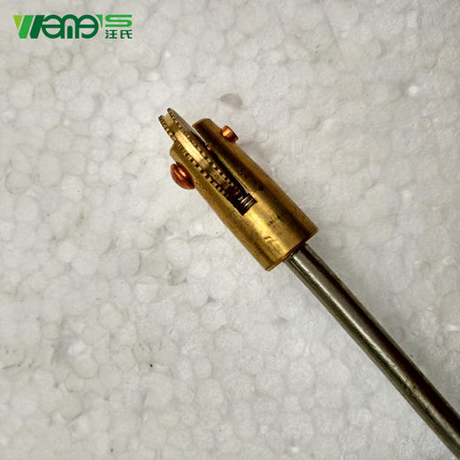 【正品保证】汪氏养蜂工具铜头滚轮木柄埋线器齿轮轮式压线器蜂具 商品图2