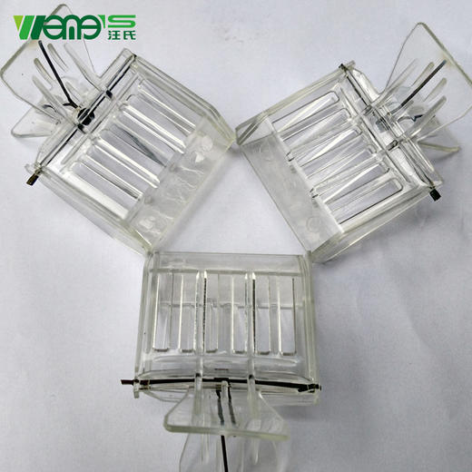 【正品保证】汪氏养蜂用具王笼中锋意蜂蜂王夹子书夹式囚王笼塑料锁王笼 商品图3