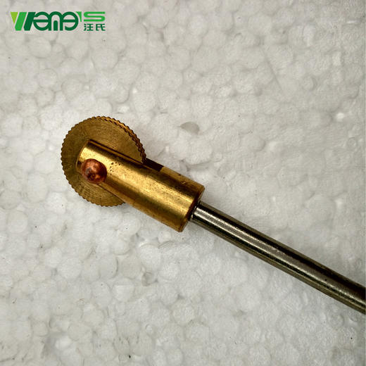 【正品保证】汪氏养蜂工具铜头滚轮木柄埋线器齿轮轮式压线器蜂具 商品图3