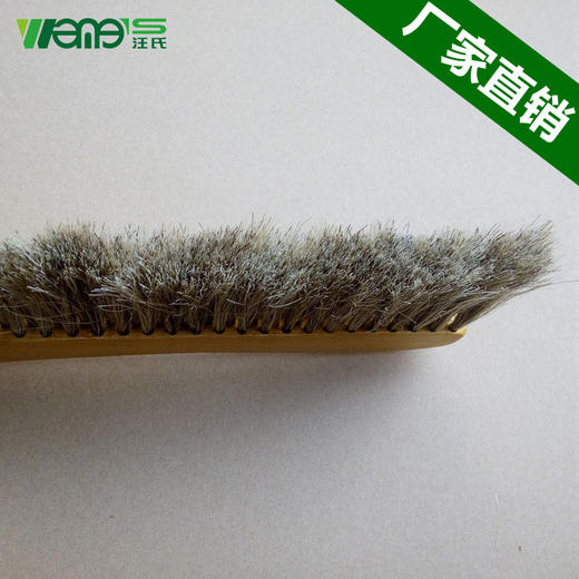 【正品保证】汪氏蜂具木把三排马毛蜂刷正宗优质耐用蜂刷外贸出口品质养蜂必备 商品图2