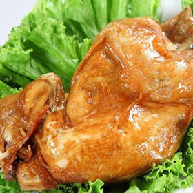 【29.9包邮专区】烧鸡促销山东特产德州扒鸡烧鸡正宗熟食500克 依恋