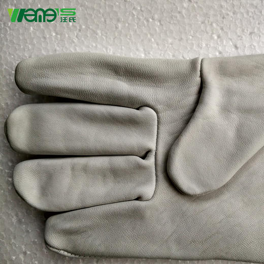 【正品保证】汪氏养蜂专用羊皮网状手套防蜜蜂蛰用品高档真皮防护手套出口热卖 商品图5