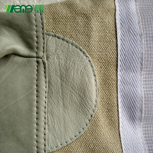 【正品保证】汪氏养蜂专用羊皮网状手套防蜜蜂蛰用品高档真皮防护手套出口热卖 商品图4