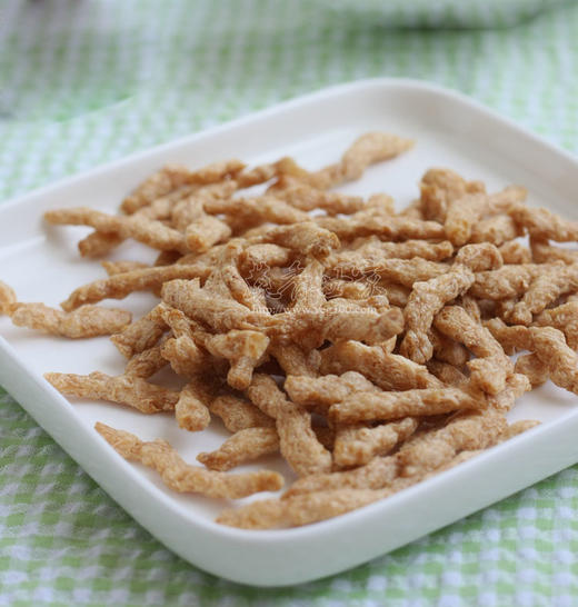 大豆蛋白素肉丝500克/包  仿荤素食斋菜 植物蛋白营养好味道 商品图1