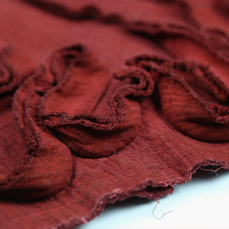 【朱红拾光棉麻开叉大衣】 商品图3