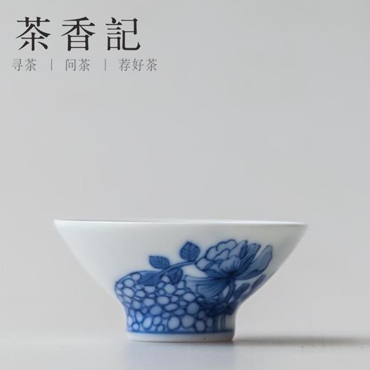 茶香记 手绘青花品茗杯 古印尚源 品杯 个人杯 品茗杯 茶杯 商品图3
