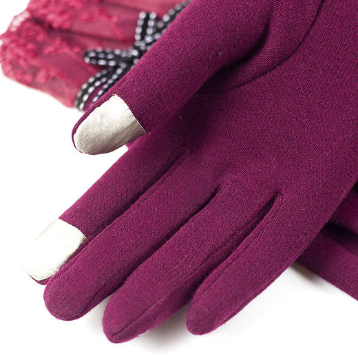 【优美】棉手套女冬季加厚保暖骑车加绒触屏开车 商品图1