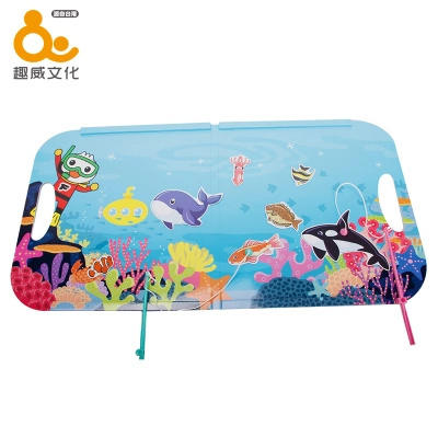 趣威文化Food超人趣味钓鱼磁铁游戏儿童钓鱼玩具磁性认知早教 商品图4