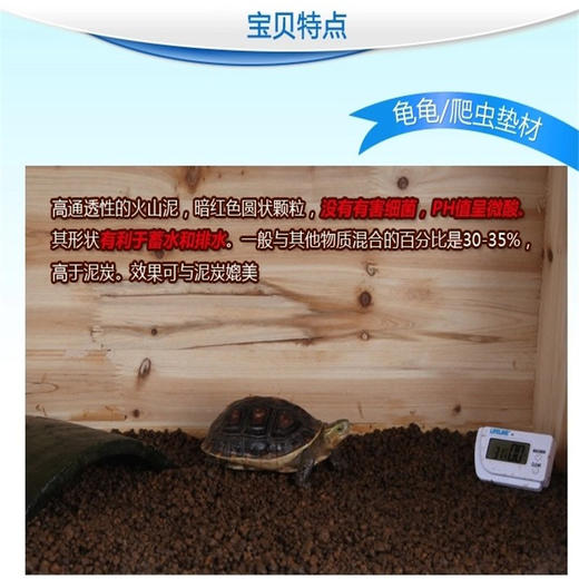 命脉 赤玉土 半水龟进口垫材3-6mm蜥蜴爬虫【LIFELINE命脉官方正版】-分销 商品图2
