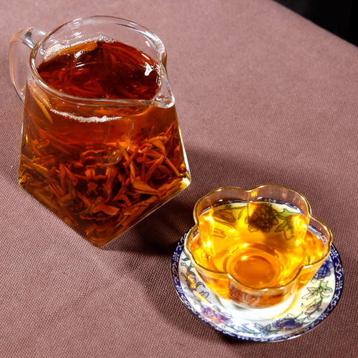 云南大金针滇红茶500g 蜜香滇红工夫红茶散茶 商品图2