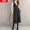 【优美】秋冬女裤背带裤毛呢阔腿裤连体裤九分裤 商品缩略图1
