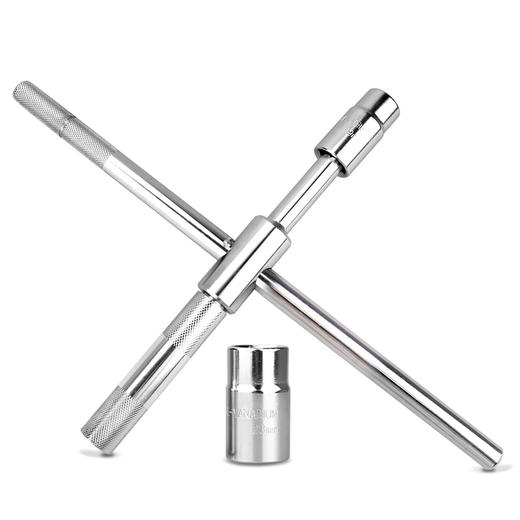 【汽车用品】专业汽车轮胎扳手折叠十字套筒 商品图1