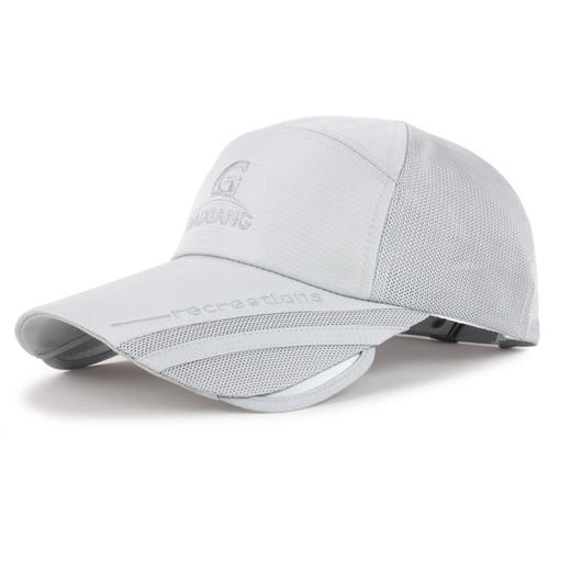 【优美】男棒球帽夏户外大檐伸缩遮阳帽 商品图2